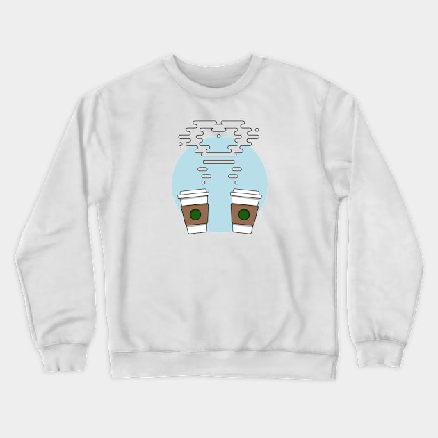 Coffee Date Crewneck Sweatshirt by _danielita